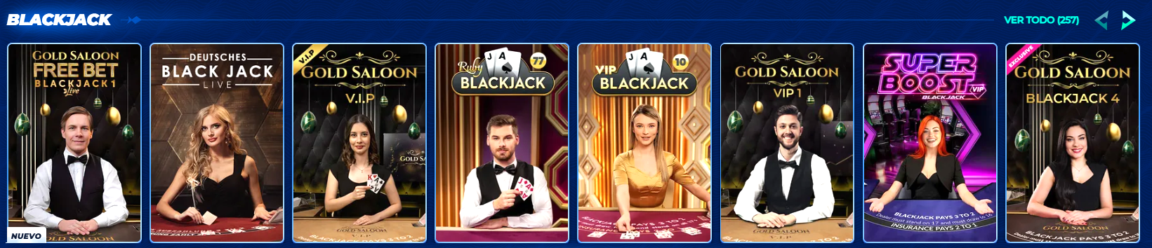 BassBet Blackjack en Vivo